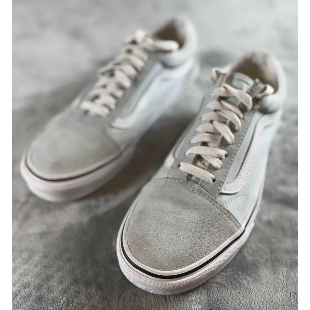Vans Old Skool Shoes Mens Size 7.5 Womens 9 Suede Skate Sneakers Classic Low Top